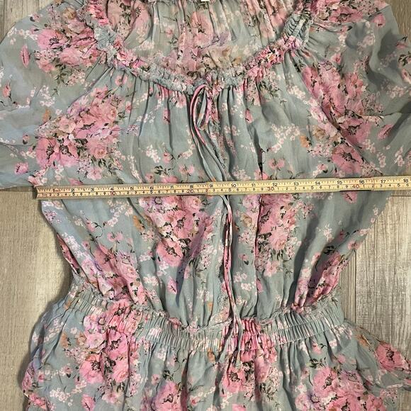 LoveShackFancy Popover Floral Mini Dress - Picture 5 of 16